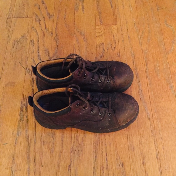 Rugged Timberland Pro Steel Toe Work Shoes Men 7.5 - Picture 5 of 7